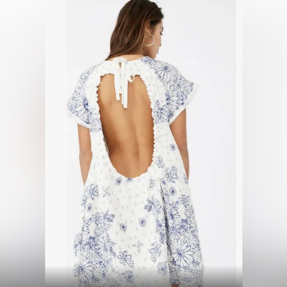 Free People Floral Print Dress - Picture 2 of 8